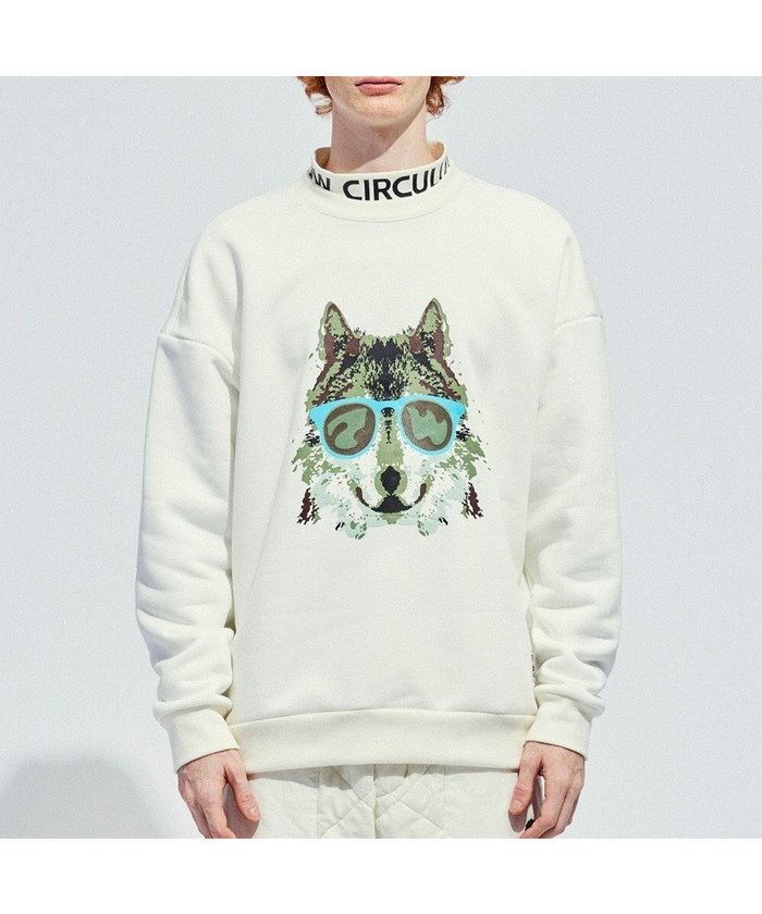 【ピーダブリュサーキュラス/PW CIRCULUS / MEN】の【MEN】ウルフモチーフスエット インテリア・キッズ・メンズ・レディースファッション・服の通販 founy(ファニー) https://founy.com/ ファッション Fashion メンズファッション Fashion for Men トップス・カットソー Cut & Sew Tops グラフィック Graphic, Graphic Design ゴルフ Golf ジャケット Jacket, Outerwear スウェット / スエット Sweatshirt, Sweatwear トレーナー Sweatshirt, Trainer モチーフ Motif, Design Theme 今冬 This Winter 冬 Winter / This Winter A/W・秋冬 Autumn/Winter |ID: prp329100004834638 ipo3291000000035213052