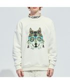 【ピーダブリュサーキュラス/PW CIRCULUS / MEN】の【MEN】ウルフモチーフスエット ホワイト系|ID: prp329100004834638 ipo3291000000035213054