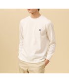 【ジェイ プレス/J.PRESS / MEN】のオーバルワンポイント ロングスリーブ Tシャツ 人気、トレンドファッション・服の通販 founy(ファニー) ファッション Fashion メンズファッション Fashion for Men トップス・カットソー Cut & Sew Tops メンズシャツ Shirts オーバル Oval Design カットソー Cut and Sewn Top シンプル Simple, Minimal スリーブ Sleeve, Long Sleeve / Short Sleeve フィット Fit, Slim Fit ベーシック Basic, Essential レギュラー Regular, Standard Fit ロング Long, Long-Length ワンポイント One Point, Statement Accent 夏 Summer 春 Spring S/S・春夏 SS, Spring/Summer, Warm Season thumbnail ホワイト系|ID: prp329100004834641 ipo3291000000035213085