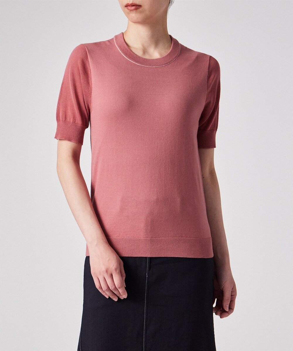 【ポール スミス/Paul Smith】の【洗える】シアー コンビネーション ニット 人気、トレンドファッション・服の通販 founy(ファニー) 　ファッション　Fashion　レディースファッション　Fashion for Women　トップス・カットソー　Cut & Sew Tops　ニット　Knit Tops & Sweaters　おすすめ　Recommended / Our Picks　カーディガン　Cardigan, Knitwear　シアー　Sheer, See-Through　セーター　Sweater, Knitwear　エレガント 上品　Elegant　夏　Summer　S/S・春夏　SS, Spring/Summer, Warm Season　洗える　Machine Washable　A/W・秋冬　Autumn/Winter　 other-1|ID: prp329100004834655 ipo3291000000035213165