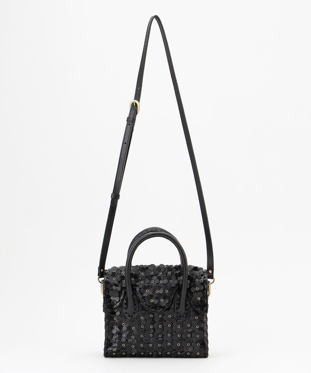 【グレース コンチネンタル/GRACE CONTINENTAL】のFlower Motif MS インテリア・キッズ・メンズ・レディースファッション・服の通販 founy(ファニー) 　ファッション　Fashion　レディースファッション　Fashion for Women　アイレット　Eyelet Lace　ヴィンテージ　Vintage Style　定番　Standard, Basic Item　ハンド　Hand, Handmade　フラワー　Flower, Floral　ポーチ　Pouch, Small Case　モチーフ　Motif, Design Theme　ラップ　Wrap, Wrap Design　ブラック|ID: prp329100004834672 ipo3291000000035213225