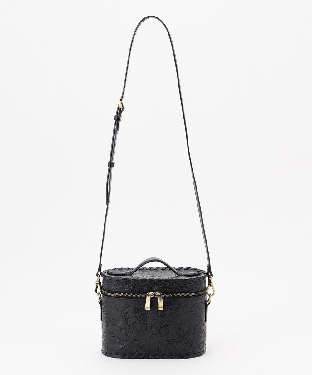 【グレース コンチネンタル/GRACE CONTINENTAL】のLeatherVCBag インテリア・キッズ・メンズ・レディースファッション・服の通販 founy(ファニー) 　ファッション　Fashion　レディースファッション　Fashion for Women　バッグ　Bags　コンパクト　Compact, Small Size　スマート　Smart, Elegant　ハンド　Hand, Handmade　ラウンド　Round, Round Neck　ヴィンテージ　Vintage Style　定番　Standard, Basic Item　ブラック|ID: prp329100004834684 ipo3291000000035213279