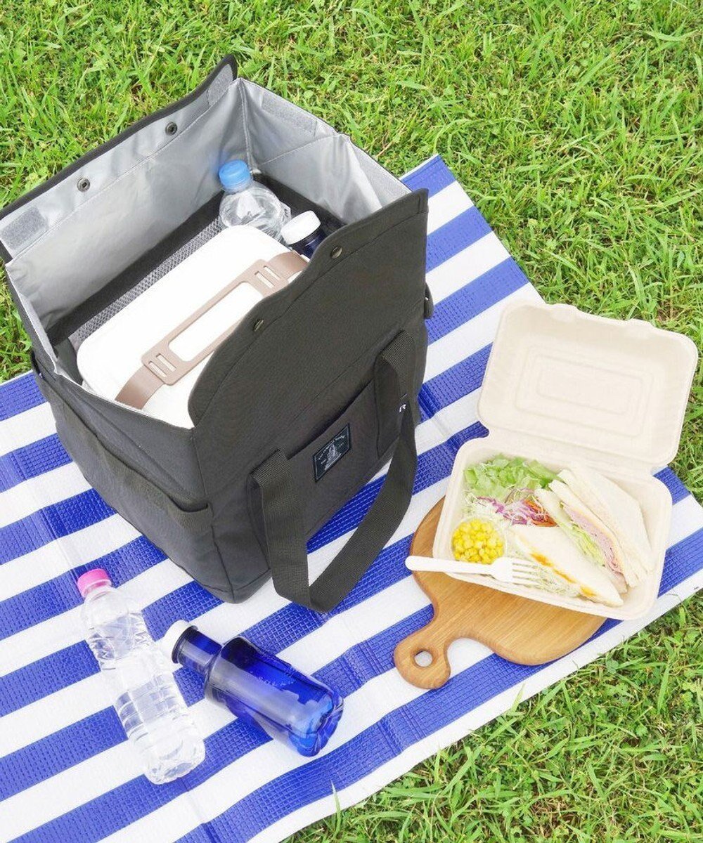 【ルートート/ROOTOTE】の6624【簡易保冷】RT.サーモキーパーボックス.ベーシック-C インテリア・キッズ・メンズ・レディースファッション・服の通販 founy(ファニー) 　ファッション　Fashion　レディースファッション　Fashion for Women　バッグ　Bags　カメラ　Camera Accessories　クッション　Cushion, Throw Pillow　クール　Cool, Chic　軽量　Lightweight, Ultra Light　ドット　Polka Dot, Dot Pattern　ベーシック　Basic, Essential　ポケット　Pocket, Pocket Detail　メッシュ　Mesh, Net Fabric　ループ　Loop, Loop Knit　新作・新入荷　New Arrivals / New In　01:ブラック|ID: prp329100004834686 ipo3291000000035213284