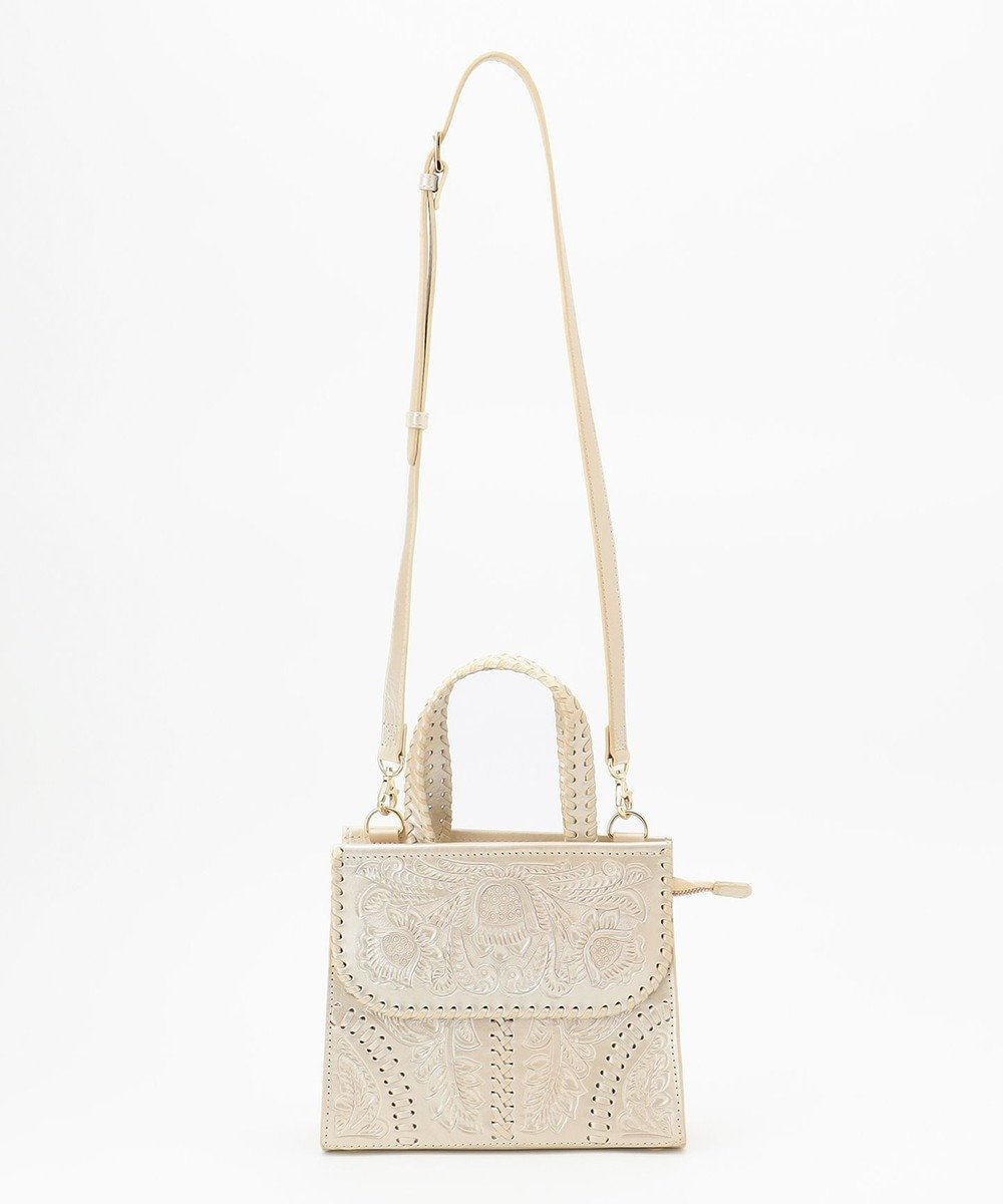 【グレース コンチネンタル/GRACE CONTINENTAL】のMini satchelMTLC インテリア・キッズ・メンズ・レディースファッション・服の通販 founy(ファニー) 　ファッション　Fashion　レディースファッション　Fashion for Women　ヴィンテージ　Vintage Style　春　Spring　スクエア　Square, Square Shape　定番　Standard, Basic Item　ハンド　Hand, Handmade　ラップ　Wrap, Wrap Design　S/S・春夏　SS, Spring/Summer, Warm Season　夏　Summer　パールホワイト|ID: prp329100004834689 ipo3291000000035213298