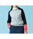 【23区 ゴルフ/NIJYUSANKU GOLF】の【WOMEN】【洗える】トロンプルイユ ニット 人気、トレンドファッション・服の通販 founy(ファニー) ファッション Fashion レディースファッション Fashion for Women トップス・カットソー Cut & Sew Tops ニット Knit Tops & Sweaters ウォーム Warm Fabric ストレッチ Stretch, Stretchy Fabric セーター Sweater, Knitwear ブロッキング Color Blocking, Panel Design 洗える Machine Washable A/W・秋冬 Autumn/Winter thumbnail ライトグレー系|ID: prp329100004834690 ipo3291000000035213302