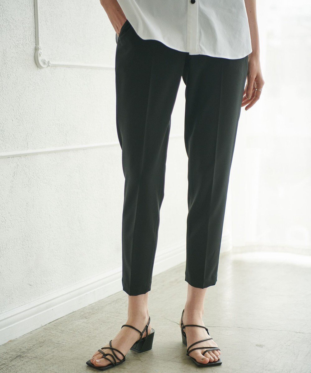 【ハッシュニュアンス/#Newans】の【新色登場!】美シルエットセンタープレスパンツ インテリア・キッズ・メンズ・レディースファッション・服の通販 founy(ファニー) 　ファッション　Fashion　レディースファッション　Fashion for Women　パンツ　Pants & Trousers　春　Spring　シンプル　Simple, Minimal　ストレッチ　Stretch, Stretchy Fabric　センター　Center, Center Line　楽ちん　Easy Fit, Comfortable　S/S・春夏　SS, Spring/Summer, Warm Season　夏　Summer　ブラック系|ID: prp329100004835397 ipo3291000000035221662
