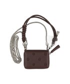 【アンビリオン/UNBILLION】のペルケ perche / ドット刺繍ジャバラチャームウォレットショルダー 人気、トレンドファッション・服の通販 founy(ファニー) ファッション Fashion レディースファッション Fashion for Women ミニ財布・二つ折り財布 Wallets & Card Cases コンパクト Compact, Small Size ショルダー Shoulder, Shoulder Strap チェーン Chain, Chain Strap ドット Polka Dot, Dot Pattern ポケット Pocket, Pocket Detail 財布 Wallet, Purse thumbnail ブラウン|ID: prp329100004835413 ipo3291000000035703277