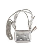 【アンビリオン/UNBILLION】のペルケ perche / ドット刺繍ジャバラチャームウォレットショルダー 人気、トレンドファッション・服の通販 founy(ファニー) ファッション Fashion レディースファッション Fashion for Women ミニ財布・二つ折り財布 Wallets & Card Cases コンパクト Compact, Small Size ショルダー Shoulder, Shoulder Strap チェーン Chain, Chain Strap ドット Polka Dot, Dot Pattern ポケット Pocket, Pocket Detail 財布 Wallet, Purse thumbnail シルバー|ID: prp329100004835413 ipo3291000000035703283