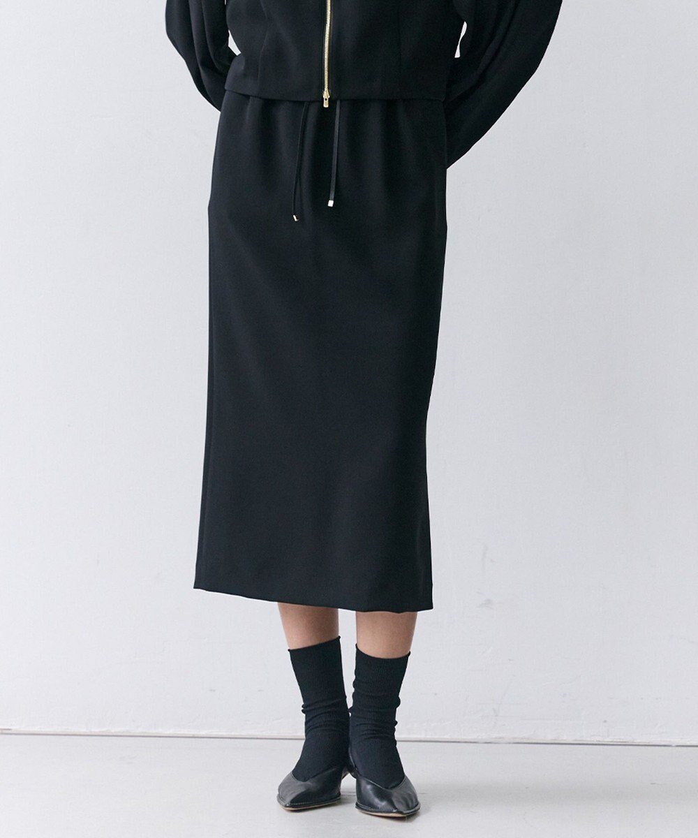 【ベイジ,/BEIGE,】のRUE / ドライタッチイージーIラインスカート インテリア・キッズ・メンズ・レディースファッション・服の通販 founy(ファニー) 　ファッション　Fashion　レディースファッション　Fashion for Women　スカート　Skirts　ギャザー　Gathered, Ruffled　シルク　Silk, 100% Silk　ジャケット　Jacket, Outerwear　ストレート　Straight, Straight Cut　とろみ　Fluid, Flowy Fabric　定番　Standard, Basic Item　人気　Popular, Best Seller　バランス　Balance, Style Balance　A/W・秋冬　Autumn/Winter　S/S・春夏　SS, Spring/Summer, Warm Season　夏　Summer　エレガント 上品　Elegant　ビジネス 仕事 通勤　Business / Work / Commuting　Black|ID: prp329100004835420 ipo3291000000035703364