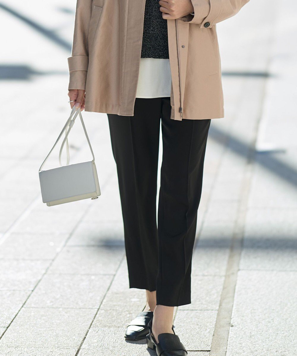 【アイシービー/iCB】のアセテートダブルサテン スティックパンツ インテリア・キッズ・メンズ・レディースファッション・服の通販 founy(ファニー) 　ファッション　Fashion　レディースファッション　Fashion for Women　パンツ　Pants & Trousers　春　Spring　洗える　Machine Washable　サテン　Satin, Glossy Fabric　シンプル　Simple, Minimal　ストレッチ　Stretch, Stretchy Fabric　セットアップ　Set-Up, Coordinated Outfit　ダブル　Double, Double-Breasted　ドレープ　Drape, Draping Fabric　S/S・春夏　SS, Spring/Summer, Warm Season　おすすめ　Recommended / Our Picks　夏　Summer　2026年　2026　ブラック|ID: prp329100004835430 ipo3291000000035875853