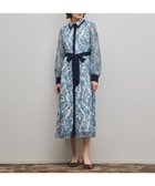 【グレース コンチネンタル/GRACE CONTINENTAL】のマルチフラワー刺繍フレアワンピース 人気、トレンドファッション・服の通販 founy(ファニー) ファッション Fashion レディースファッション Fashion for Women ワンピース Dresses 春 Spring カフス Cuff Design フィット Fit, Slim Fit フラワー Flower, Floral フレア Flare, Flared フロント Front, Front Design モチーフ Motif, Design Theme 無地 Plain, Solid Color リボン Ribbon, Bow S/S・春夏 SS, Spring/Summer, Warm Season 夏 Summer エレガント 上品 Elegant thumbnail ブルー|ID: prp329100004835439 ipo3291000000035221813