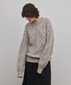 【グレース コンチネンタル/GRACE CONTINENTAL】のケーブルニットトップ 人気、トレンドファッション・服の通販 founy(ファニー) ファッション Fashion レディースファッション Fashion for Women トップス・カットソー Cut & Sew Tops ニット Knit Tops & Sweaters セーター Sweater, Knitwear ネップ Nepp, Slub Yarn A/W・秋冬 Autumn/Winter thumbnail グレー|ID: prp329100004835441 ipo3291000000035221820