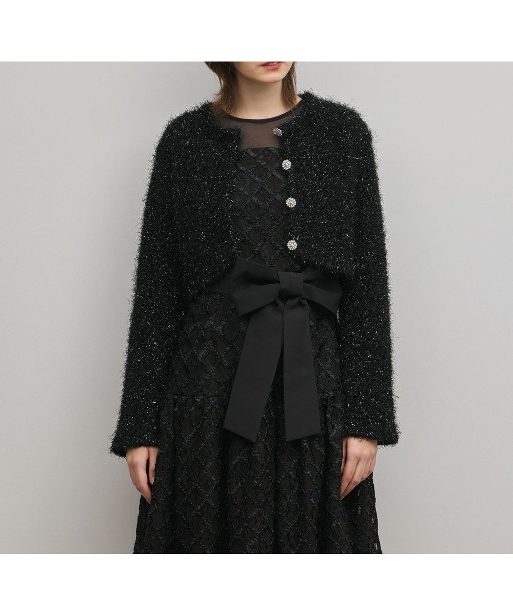 【グレース コンチネンタル/GRACE CONTINENTAL】のフェザーショートボレロ 人気、トレンドファッション・服の通販 founy(ファニー) 　ファッション　Fashion　レディースファッション　Fashion for Women　アウター　Coat / Outerwear Collection　ボレロ・ショート丈ジャケット / ドレス羽織りに　Boleros & Short Jackets　コンパクト　Compact, Small Size　ショート　Short, Short Length　セレモニー　Ceremony　バランス　Balance, Style Balance　フェザー　Feather, Feather Detail　フェミニン　Feminine, Girly　ボレロ　Bolero, Short Cardigan　夏　Summer　春　Spring　S/S・春夏　SS, Spring/Summer, Warm Season　 other-1|ID: prp329100004835442 ipo3291000000035221821