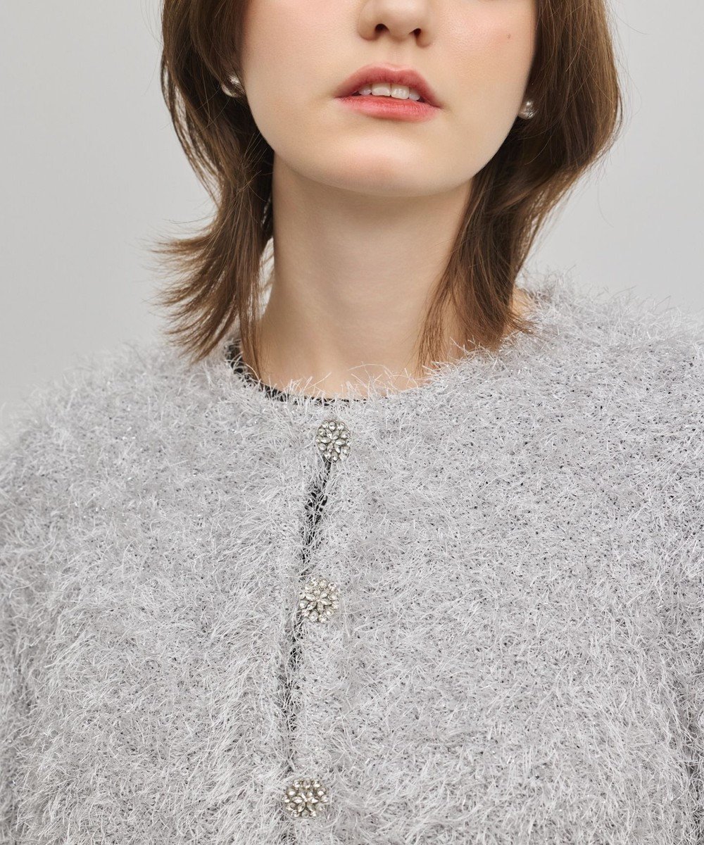 【グレース コンチネンタル/GRACE CONTINENTAL】のフェザーショートボレロ インテリア・キッズ・メンズ・レディースファッション・服の通販 founy(ファニー) 　ファッション　Fashion　レディースファッション　Fashion for Women　アウター　Coat / Outerwear Collection　ボレロ・ショート丈ジャケット / ドレス羽織りに　Boleros & Short Jackets　コンパクト　Compact, Small Size　ショート　Short, Short Length　セレモニー　Ceremony　バランス　Balance, Style Balance　フェザー　Feather, Feather Detail　フェミニン　Feminine, Girly　ボレロ　Bolero, Short Cardigan　夏　Summer　春　Spring　S/S・春夏　SS, Spring/Summer, Warm Season　シルバー|ID: prp329100004835442 ipo3291000000035221823