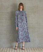 【グレース コンチネンタル/GRACE CONTINENTAL】のチェックプリントボウ付ワンピース 人気、トレンドファッション・服の通販 founy(ファニー) ファッション Fashion レディースファッション Fashion for Women ワンピース Dresses サテン Satin, Glossy Fabric チェック Check, Plaid, Tartan プリント Print, Printed Pattern モダン Modern, Contemporary リボン Ribbon, Bow リラックス Relax, Relaxed Fit ヴィンテージ Vintage Style エレガント 上品 Elegant 夏 Summer 春 Spring S/S・春夏 SS, Spring/Summer, Warm Season thumbnail サックス|ID: prp329100004835444 ipo3291000000035221829