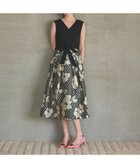 【グレース コンチネンタル/GRACE CONTINENTAL】のドットボタニカルジャガードドレス 人気、トレンドファッション・服の通販 founy(ファニー) ファッション Fashion レディースファッション Fashion for Women ワンピース Dresses フォーマル・パーティードレス・結婚式用ドレス Elegant & Casual Dresses イタリア Italy カーディガン Cardigan, Knitwear ジャケット Jacket, Outerwear ドレス Dress, One-Piece フレア Flare, Flared リボン Ribbon, Bow 夏 Summer 春 Spring S/S・春夏 SS, Spring/Summer, Warm Season 無地 Plain, Solid Color thumbnail ブラック|ID: prp329100004835445 ipo3291000000035221832