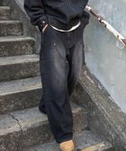 【ウィゴー/WEGO / MEN】のワーカーズダブルニーデニムパンツ デニムブラックソノタ|ID: prp329100004835467 ipo3291000000035221902