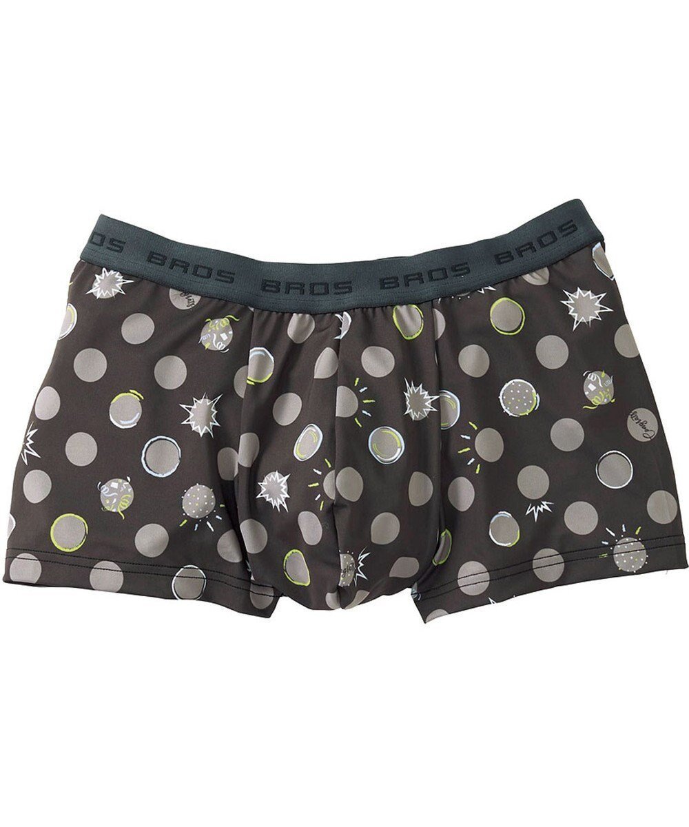 【ワコール/Wacoal / MEN】のボクサーパンツ【キモチ届けるパンツ】フロント快適設計 肌あたり軽減設計 前閉じ 下着 オリジナルメッセージカード付き GT3424 /ブロス バイ ワコールメン インテリア・キッズ・メンズ・レディースファッション・服の通販 founy(ファニー) 　ファッション　Fashion　メンズファッション　Fashion for Men　ボトムス　Bottoms　アンダー　Underwear Essentials　グラス　Glass, Eyewear　ドット　Polka Dot, Dot Pattern　フラット　Flat, Flat Shoes　フロント　Front, Front Design　ブラック|ID: prp329100004835480 ipo3291000000035221965