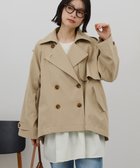 【アメリカンホリック/AMERICAN HOLIC】の【先行予約】ショートトレンチコート 人気、トレンドファッション・服の通販 founy(ファニー) ファッション Fashion レディースファッション Fashion for Women アウター Coat / Outerwear Collection コート・ロングコート・ピーコート Long Coats, Peacoats & More レディースジャケット・軽アウター Jackets トレンチコート / 春秋の定番アウター Trench Coats 春 Spring ショート Short, Short Length ジャケット Jacket, Outerwear バランス Balance, Style Balance S/S・春夏 SS, Spring/Summer, Warm Season おすすめ Recommended / Our Picks 夏 Summer ビジネス 仕事 通勤 Business / Work / Commuting thumbnail Beige|ID: prp329100004835490 ipo3291000000035222001