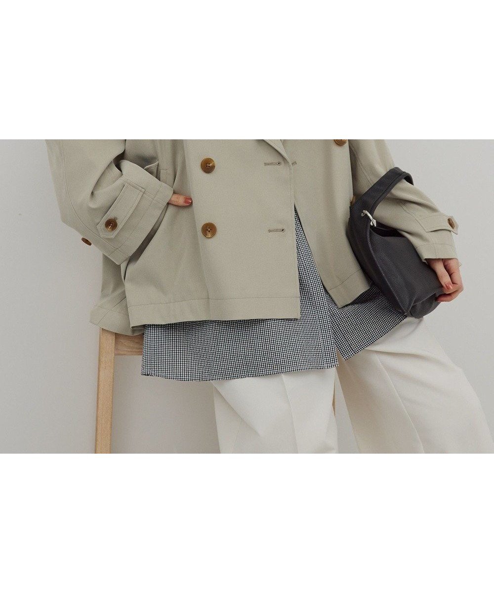 【アメリカンホリック/AMERICAN HOLIC】の【先行予約】ショートトレンチコート インテリア・キッズ・メンズ・レディースファッション・服の通販 founy(ファニー) 　ファッション　Fashion　レディースファッション　Fashion for Women　アウター　Coat / Outerwear Collection　コート・ロングコート・ピーコート　Long Coats, Peacoats & More　レディースジャケット・軽アウター　Jackets　トレンチコート / 春秋の定番アウター　Trench Coats　春　Spring　ショート　Short, Short Length　ジャケット　Jacket, Outerwear　バランス　Balance, Style Balance　S/S・春夏　SS, Spring/Summer, Warm Season　おすすめ　Recommended / Our Picks　夏　Summer　ビジネス 仕事 通勤　Business / Work / Commuting　Light Khaki|ID: prp329100004835490 ipo3291000000035222002