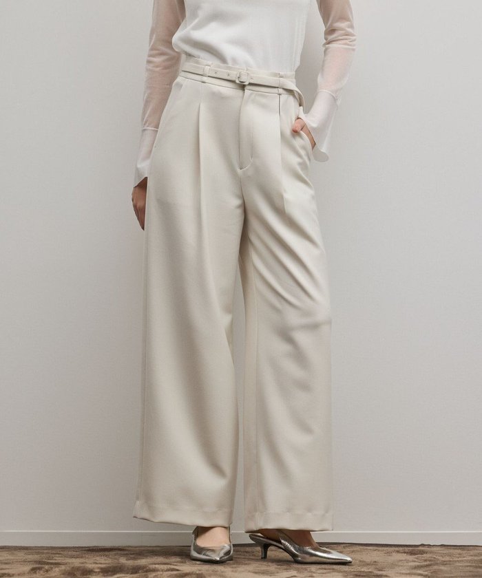 【グレース コンチネンタル/GRACE CONTINENTAL】のダブルクロスワイドパンツ インテリア・キッズ・メンズ・レディースファッション・服の通販 founy(ファニー) https://founy.com/ ファッション Fashion レディースファッション Fashion for Women パンツ Pants & Trousers 春 Spring シンプル Simple, Minimal スマート Smart, Elegant ダブル Double, Double-Breasted ドレープ Drape, Draping Fabric 定番 Standard, Basic Item ワイド Wide, Wide Fit S/S・春夏 SS, Spring/Summer, Warm Season 日本製 Made In Japan 夏 Summer |ID: prp329100004835492 ipo3291000000035516840