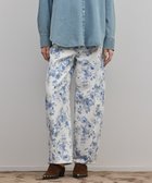 【グレース コンチネンタル/GRACE CONTINENTAL】のサイド切替バレルパンツ サックス|ID: prp329100004835499 ipo3291000000035222030