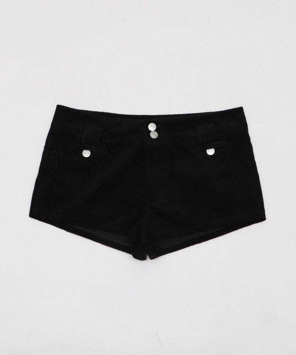 【ウィゴー/WEGO】のコーデュロイマイクロショートパンツ インテリア・キッズ・メンズ・レディースファッション・服の通販 founy(ファニー) 　ファッション　Fashion　レディースファッション　Fashion for Women　パンツ　Pants & Trousers　ショートパンツ・ハーフパンツ　High-Waisted & Relaxed Shorts　春　Spring　秋　Autumn　コーデュロイ　Corduroy, Cord Fabric　ショート　Short, Short Length　シンプル　Simple, Minimal　スマホ　Smartphone, Mobile Device　ダブル　Double, Double-Breasted　トレンド　Trend, Trending Now　フロント　Front, Front Design　冬　Winter / This Winter　A/W・秋冬　Autumn/Winter　S/S・春夏　SS, Spring/Summer, Warm Season　おすすめ　Recommended / Our Picks　夏　Summer　ブラック|ID: prp329100004835510 ipo3291000000035222093