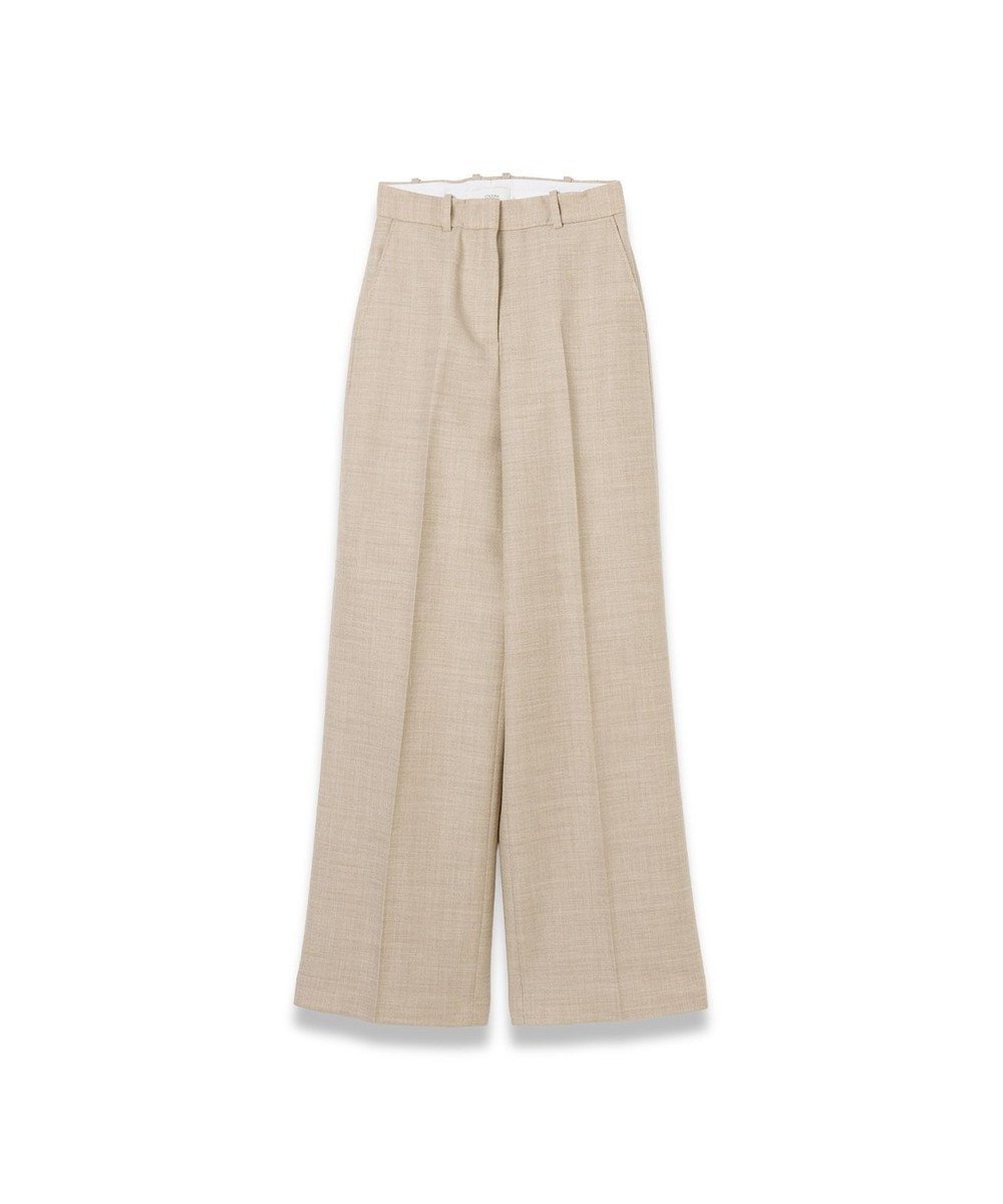 【ジョゼフ/JOSEPH】のバージンウール トラウザーズ インテリア・キッズ・メンズ・レディースファッション・服の通販 founy(ファニー) 　ファッション　Fashion　レディースファッション　Fashion for Women　パンツ　Pants & Trousers　なめらか　Smooth, Silky Texture　ポケット　Pocket, Pocket Detail　リラックス　Relax, Relaxed Fit　夏　Summer　春　Spring　S/S・春夏　SS, Spring/Summer, Warm Season　Powder Melange|ID: prp329100004835513 ipo3291000000035222101