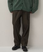 【エイトン/ATON】のSHRINK COTTON LAWN ルーズフィットパンツ - UNISEX DARK BROWN|ID: prp329100004836445 ipo3291000000035229672