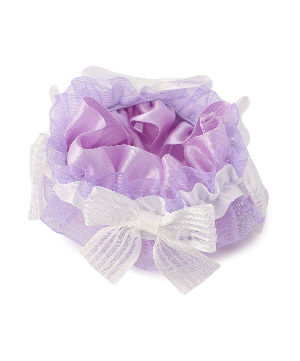 【チャコット/Chacott / KIDS】のシュシュ インテリア・キッズ・メンズ・レディースファッション・服の通販 founy(ファニー) 　ファッション　Fashion　キッズファッション　Fashion for Kids　おすすめ　Recommended / Our Picks　アクセサリー　Fashion Accessories　ストライプ　Stripe, Striped Pattern　ラベンダー　Lavender　リボン　Ribbon, Bow　ラベンダー|ID: prp329100004836451 ipo3291000000035229690