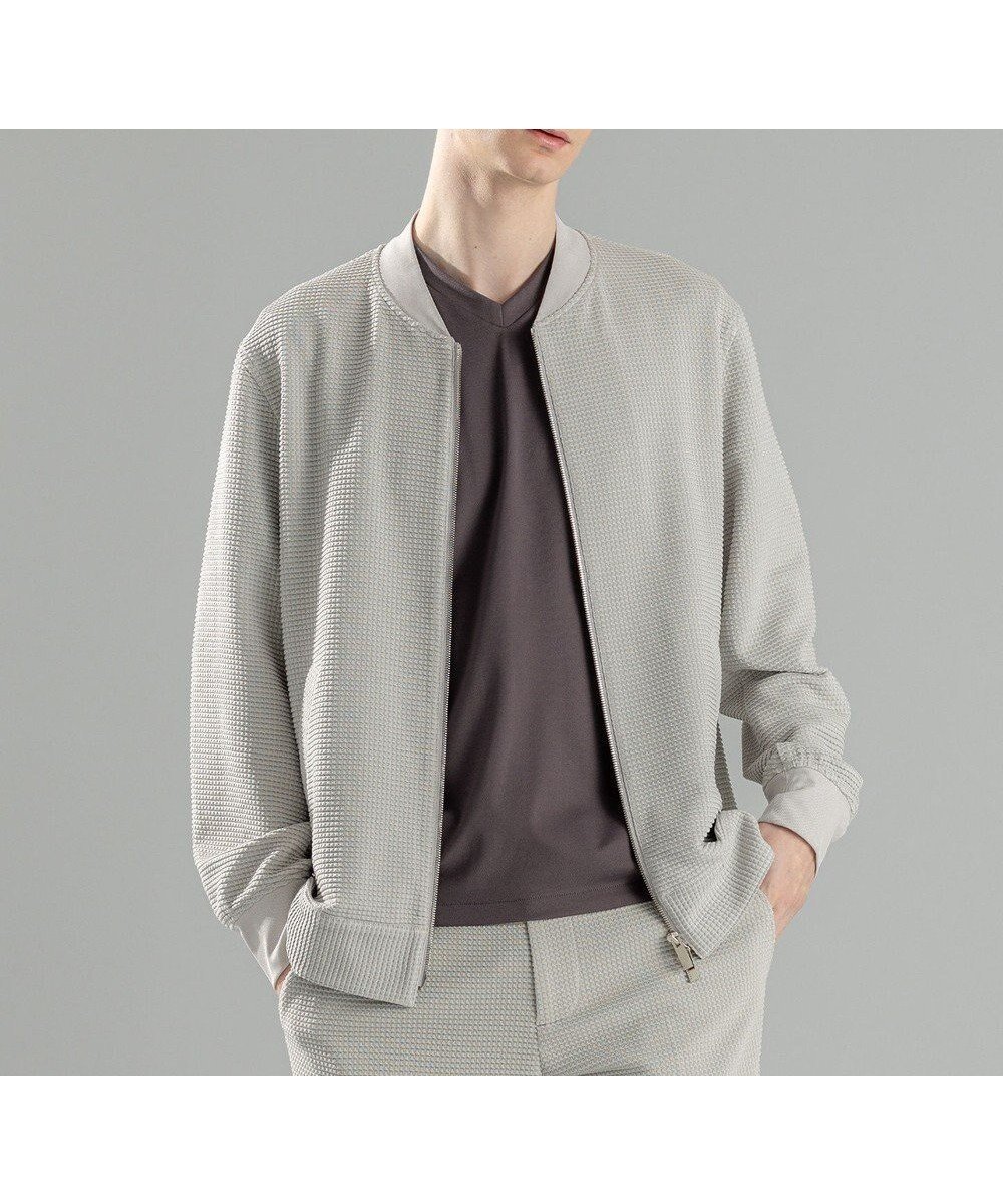【ジョゼフ オム/JOSEPH HOMME / MEN】の新色追加【オリジナル素材/シワになりにくい】ライトタックジャージー ジップアップブルゾン インテリア・キッズ・メンズ・レディースファッション・服の通販 founy(ファニー) 　ファッション　Fashion　メンズファッション　Fashion for Men　アウター　Men's Coats Outerwear　ブルゾンジャケット / カジュアルアウター　Bomber Jackets & Blousons　春　Spring　シンプル　Simple, Minimal　ジップ　Zip, Zipper　ジャケット　Jacket, Outerwear　フロント　Front, Front Design　ブルゾン　Blouson, Bomber Jacket　S/S・春夏　SS, Spring/Summer, Warm Season　夏　Summer　アイボリー系|ID: prp329100004836453 ipo3291000000036254666