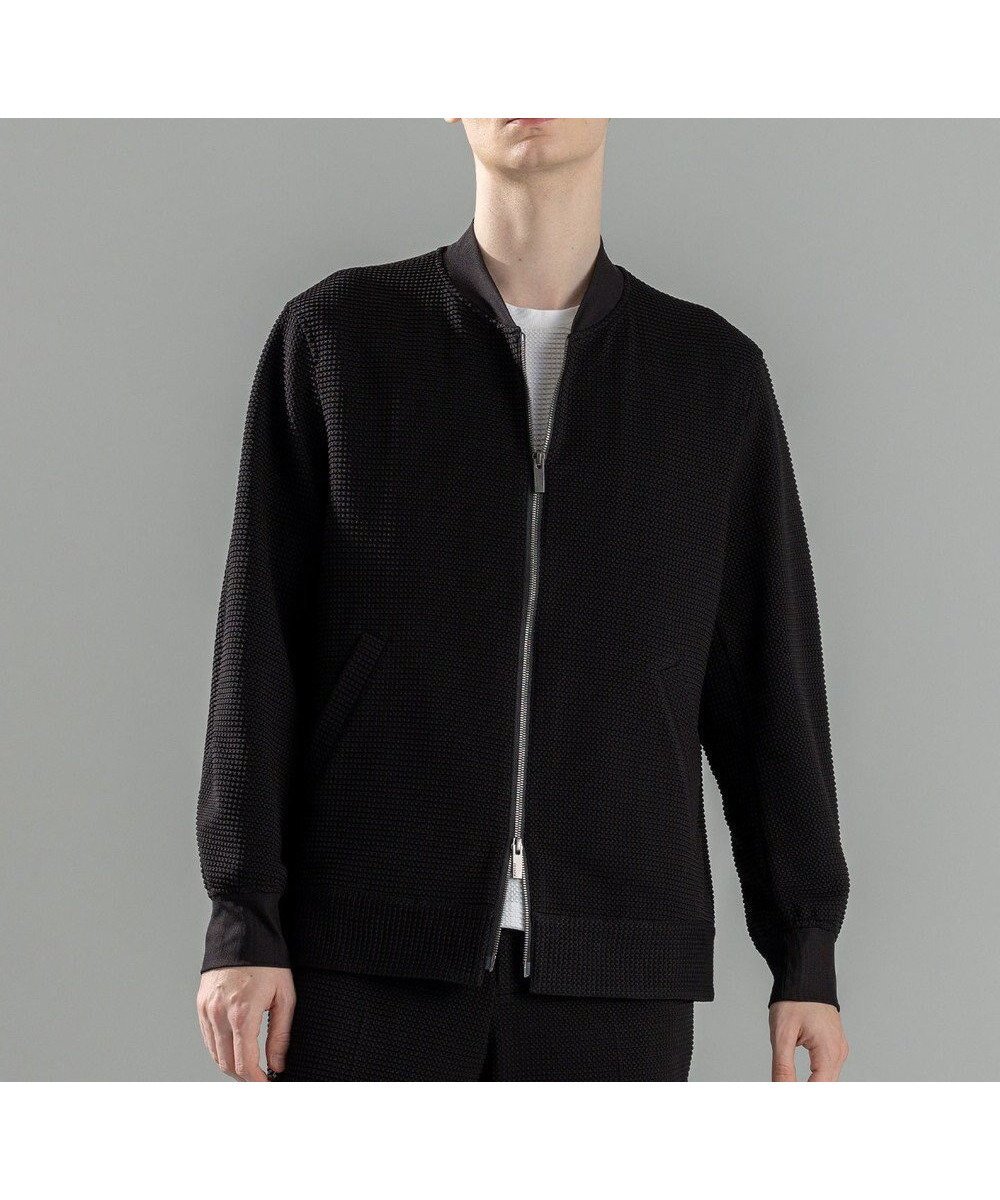 【ジョゼフ オム/JOSEPH HOMME / MEN】の新色追加【オリジナル素材/シワになりにくい】ライトタックジャージー ジップアップブルゾン インテリア・キッズ・メンズ・レディースファッション・服の通販 founy(ファニー) 　ファッション　Fashion　メンズファッション　Fashion for Men　アウター　Men's Coats Outerwear　ブルゾンジャケット / カジュアルアウター　Bomber Jackets & Blousons　春　Spring　シンプル　Simple, Minimal　ジップ　Zip, Zipper　ジャケット　Jacket, Outerwear　フロント　Front, Front Design　ブルゾン　Blouson, Bomber Jacket　S/S・春夏　SS, Spring/Summer, Warm Season　夏　Summer　ブラック系|ID: prp329100004836453 ipo3291000000036254668