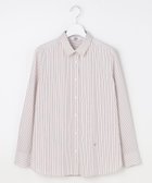 【ジェイ プレス/J.PRESS】のBEZコットンナイロン ストライプ シャツ ブラウス ホワイト×グレー系|ID: prp329100004836459 ipo3291000000035229744