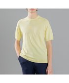 【ジョゼフ オム/JOSEPH HOMME / MEN】のリネンナイロンプレーン 半袖クルーネックニット イエロー系|ID: prp329100004837023 ipo3291000000035239120