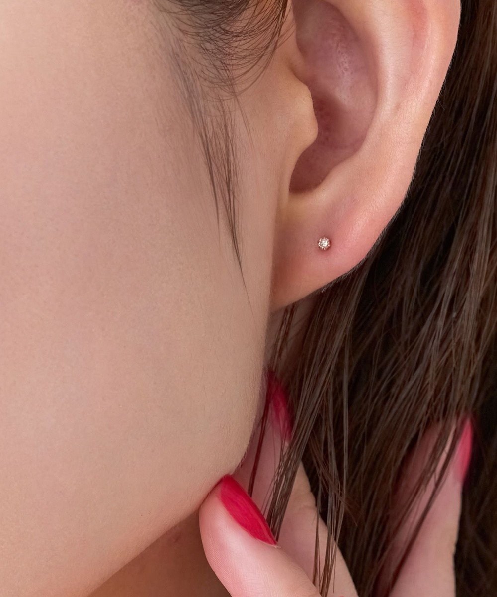 【フィービィー/phoebe】の【K10】一粒ダイヤモンドピアス(片耳) ローズゴールド 人気、トレンドファッション・服の通販 founy(ファニー) 　ファッション　Fashion　レディースファッション　Fashion for Women　アクセサリー　Fashion Accessories　アシンメトリー　Asymmetrical Style　片耳　One-Ear, Single Earring　シンプル　Simple, Minimal　ジュエリー　Jewelry, Accessories　ジュエル　Jewel, Gemstone　ダイヤモンド　Diamond, Brilliant Cut　バランス　Balance, Style Balance　ベーシック　Basic, Essential　ローズ　Rose, Rose Motif　おすすめ　Recommended / Our Picks　クリスマス X'mas　Christmas / X'mas　ホリデーシーズン　Holiday Season　ギフト プレゼント　Gift / Present　結婚式　Wedding　披露宴　Wedding Reception　 other-1|ID: prp329100004837031 ipo3291000000035239167