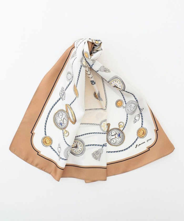 【ジェイ プレス/J.PRESS】のTraditional print スクエア スカーフ インテリア・キッズ・メンズ・レディースファッション・服の通販 founy(ファニー) https://founy.com/ ファッション Fashion レディースファッション Fashion for Women イエロー Yellow コイン Coin, Coin Design シルク Silk, 100% Silk シンプル Simple, Minimal スカーフ Scarf, Neckwear スクエア Square, Square Shape チャーム Charm, Pendant ツイル Twist, Twisted Detail ドット Polka Dot, Dot Pattern 時計 Watch, Wristwatch バンダナ Bandana, Head Scarf プリント Print, Printed Pattern おすすめ Recommended / Our Picks エレガント 上品 Elegant |ID: prp329100004837798 ipo3291000000035650127