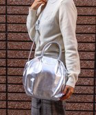 【ツモリチサト キャリー/tsumori chisato CARRY】のラムギャザー 2way ハンドバッグ ショルダーバッグ シルバー|ID: prp329100004837804 ipo3291000000035703907