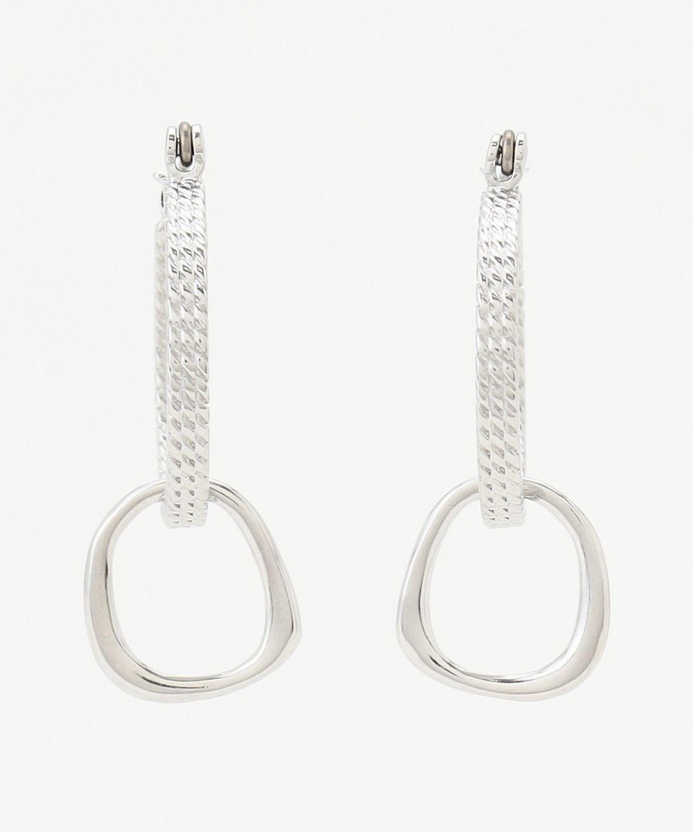 【アイシービー/iCB】のチェーンフープピアス インテリア・キッズ・メンズ・レディースファッション・服の通販 founy(ファニー) ファッション Fashion レディースファッション Fashion for Women 2026年 2026 アクセサリー Fashion Accessories コンビ Combo, Combination Style チェーン Chain, Chain Strap フープ Hoop, Hoop Earrings モチーフ Motif, Design Theme 夏 Summer 春 Spring S/S・春夏 SS, Spring/Summer, Warm Season シルバー|ID: prp329100004837809 ipo3291000000035248969