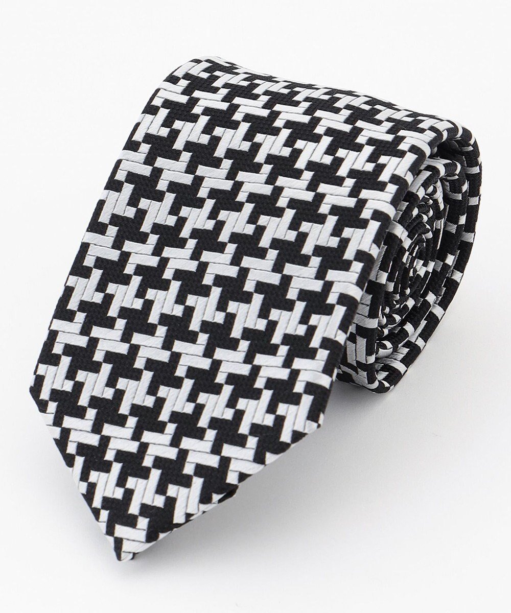 【ジョゼフ オム/JOSEPH HOMME / MEN】のウィンドミルジャガード ネクタイ インテリア・キッズ・メンズ・レディースファッション・服の通販 founy(ファニー) 　ファッション　Fashion　メンズファッション　Fashion for Men　シルク　Silk, 100% Silk　シンプル　Simple, Minimal　スーツ　Suit, Formalwear　エレガント 上品　Elegant　ブラック系7|ID: prp329100004837817 ipo3291000000035248991