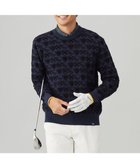 【23区 ゴルフ/23区GOLF / MEN】の【MEN】エンブレムジャカードセーター ネイビー系5|ID: prp329100004837821 ipo3291000000035249003
