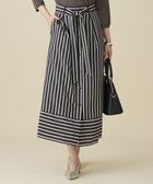 【自由区/JIYU-KU】のビスコースナイロンドビーストライプ スカート ブラウン系|ID: prp329100004837825 ipo3291000000035249028