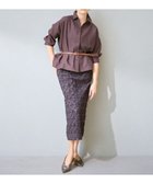 【自由区/JIYU-KU】の【カタログ掲載】テープエンブロイダリー スカート ブラウン|ID: prp329100004837827 ipo3291000000036213131