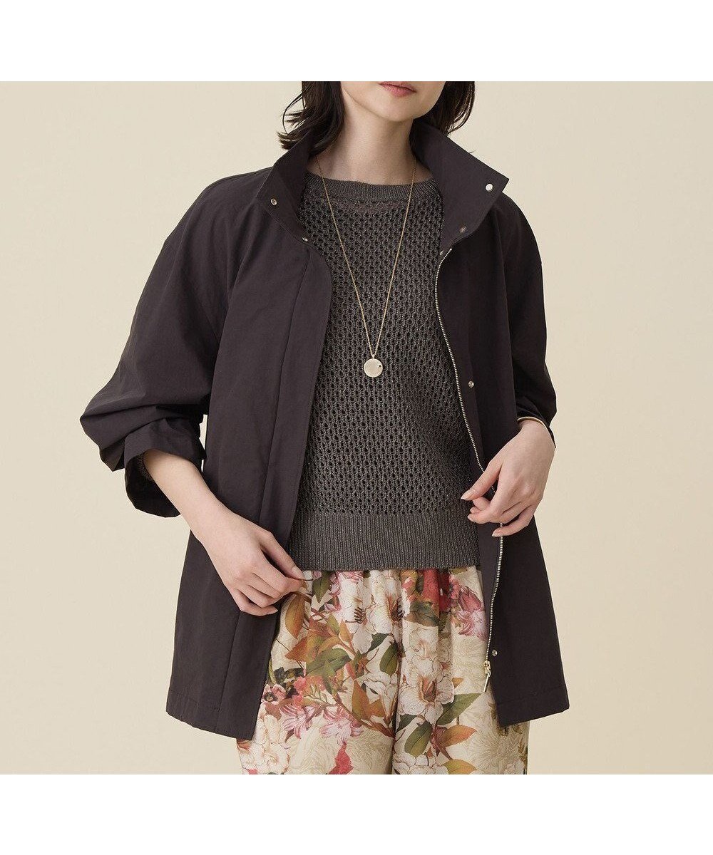 【自由区/JIYU-KU】のコットンリネンウェザーライト コート 人気、トレンドファッション・服の通販 founy(ファニー) 　ファッション　Fashion　レディースファッション　Fashion for Women　アウター　Coat / Outerwear Collection　コート・ロングコート・ピーコート　Long Coats, Peacoats & More　レディースジャケット・軽アウター　Jackets　ジャケット　Jacket, Outerwear　スタンド　Stand Collar, Upright Stand　フォルム　Silhouette, Form　ミドル　Middle Length, Mid Height　夏　Summer　春　Spring　S/S・春夏　SS, Spring/Summer, Warm Season　 other-1|ID: prp329100004837832 ipo3291000000035249051