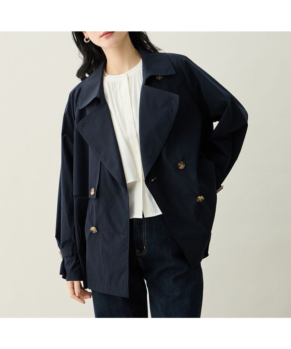【エニー/ANY】のエアフローライトトレンチコート インテリア・キッズ・メンズ・レディースファッション・服の通販 founy(ファニー) 　ファッション　Fashion　レディースファッション　Fashion for Women　アウター　Coat / Outerwear Collection　コート・ロングコート・ピーコート　Long Coats, Peacoats & More　レディースジャケット・軽アウター　Jackets　トレンチコート / 春秋の定番アウター　Trench Coats　春　Spring　コンパクト　Compact, Small Size　ショート　Short, Short Length　ジャケット　Jacket, Outerwear　スタンダード　Standard, Basic　タンブラー　Tumbler, Travel Mug　トレンチ　Trench, Trench Coat　ポケット　Pocket, Pocket Detail　S/S・春夏　SS, Spring/Summer, Warm Season　夏　Summer　ビジネス 仕事 通勤　Business / Work / Commuting　ネイビー|ID: prp329100004837839 ipo3291000000035249080