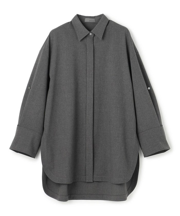 【アンクレイヴ/uncrave】のTRツイル BIGシャツ インテリア・キッズ・メンズ・レディースファッション・服の通販 founy(ファニー) https://founy.com/ ファッション Fashion レディースファッション Fashion for Women トップス・カットソー Cut & Sew Tops シャツ・ブラウス・オフィスカジュアル Elegant Blouses & Button-Ups 春 Spring カフス Cuff Design ジャケット Jacket, Outerwear チュニック Tunic, Long Top ツイル Twist, Twisted Detail ループ Loop, Loop Knit S/S・春夏 SS, Spring/Summer, Warm Season おすすめ Recommended / Our Picks 夏 Summer |ID: prp329100004837844 ipo3291000000035249099