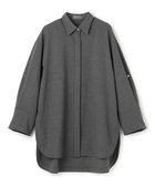 【アンクレイヴ/uncrave】のTRツイル BIGシャツ チャコール|ID: prp329100004837844 ipo3291000000035249100