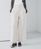 【アンクレイヴ/uncrave】のリヨセルライトリネン ワイドトラウザー フラックス|ID: prp329100004837845 ipo3291000000035775441