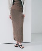 【アンクレイヴ/uncrave】のメッシュニット タイトスカート トープ|ID: prp329100004837848 ipo3291000000035775480