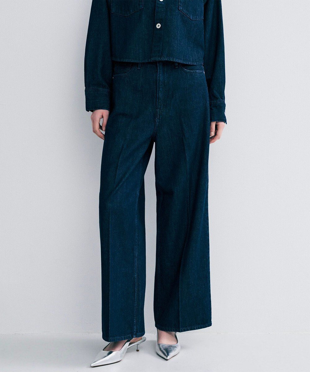 【アンクレイヴ/uncrave】のTHE SISTER デニムパンツ upper hights × uncrave 人気、トレンドファッション・服の通販 founy(ファニー) 　ファッション　Fashion　レディースファッション　Fashion for Women　パンツ　Pants & Trousers　デニムパンツ・ジーンズ・美脚デニム　Denim Jeans & Pants　インディゴ　Indigo Denim　春　Spring　今季　This Season, Current Season　デニム　Denim, Jeans Material　ドレープ　Drape, Draping Fabric　定番　Standard, Basic Item　人気　Popular, Best Seller　ワイド　Wide, Wide Fit　S/S・春夏　SS, Spring/Summer, Warm Season　夏　Summer　エレガント 上品　Elegant　2025年　2025　2025春夏・S/S　Spring/Summer 2025 SS25　2026年　2026　 other-1|ID: prp329100004837850 ipo3291000000035775511