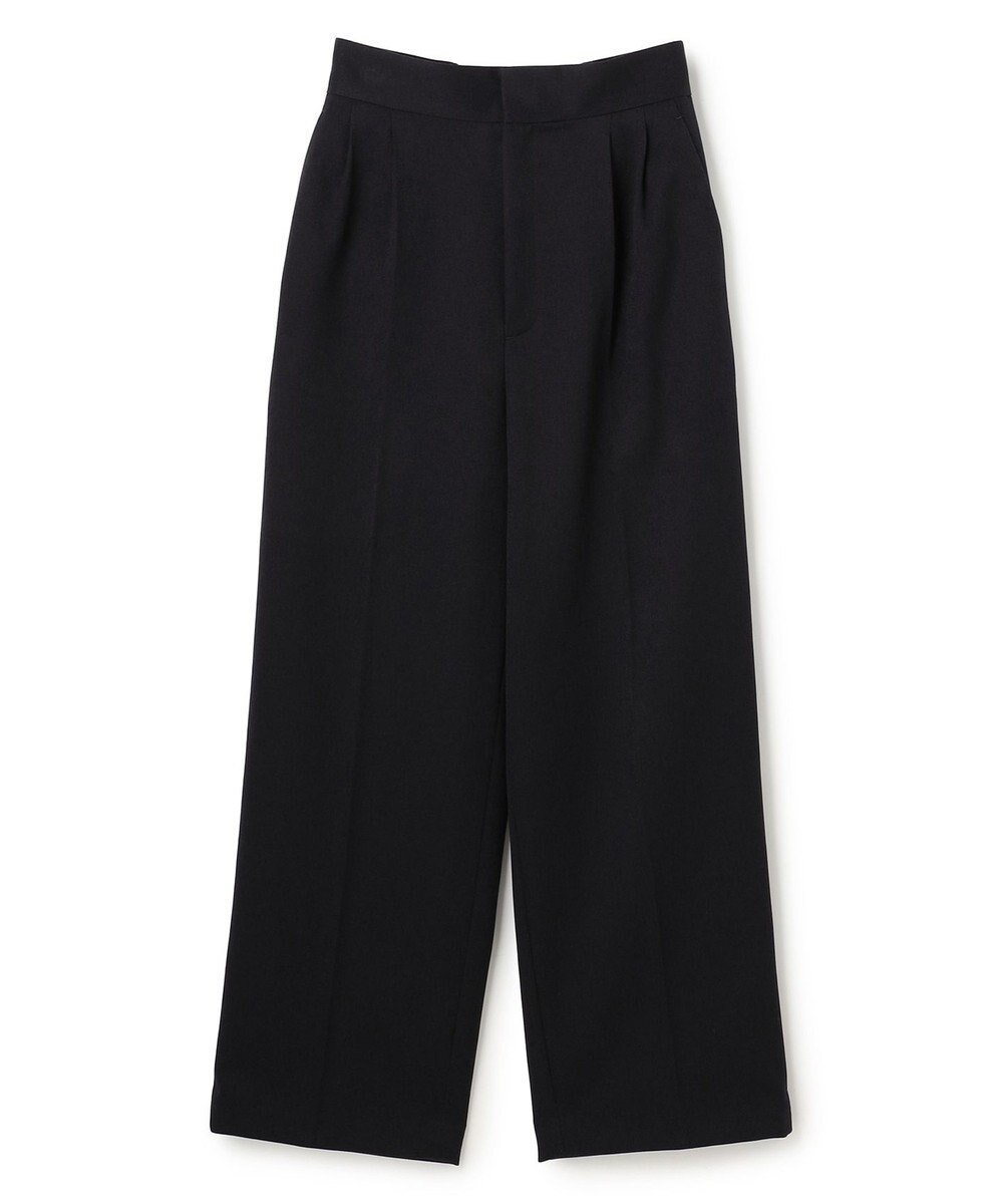 【アンクレイヴ/uncrave】のプルーフウールライクツイル ワイドパンツ インテリア・キッズ・メンズ・レディースファッション・服の通販 founy(ファニー) 　ファッション　Fashion　レディースファッション　Fashion for Women　パンツ　Pants & Trousers　春　Spring　吸水　Absorbent, Quick-Dry　シャンブレー　Chambray, Denim-Like Fabric　ジャケット　Jacket, Outerwear　ストレート　Straight, Straight Cut　セットアップ　Set-Up, Coordinated Outfit　センター　Center, Center Line　ツイル　Twist, Twisted Detail　ループ　Loop, Loop Knit　ワイド　Wide, Wide Fit　S/S・春夏　SS, Spring/Summer, Warm Season　おすすめ　Recommended / Our Picks　夏　Summer　ネイビー|ID: prp329100004837856 ipo3291000000035249141